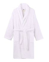 Polka Dot Robe - White