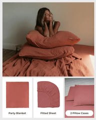 Taupe Bedding Set - Queen