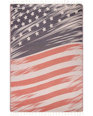 Vintage Flag - With Zipper Pocket